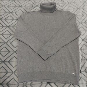 Calvin Klein Gray Turtleneck Sweater